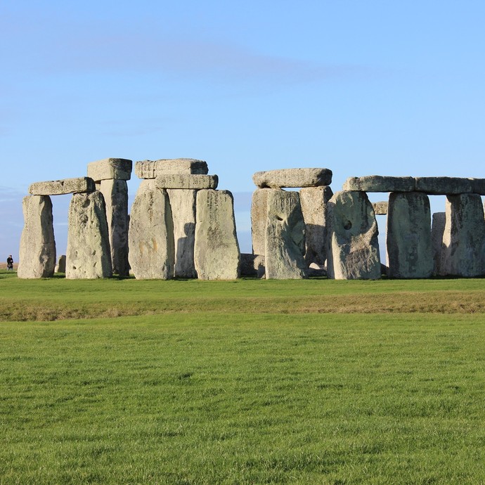 Blick auf Stonehenge von Nordost (öffnet vergrößerte Bildansicht)